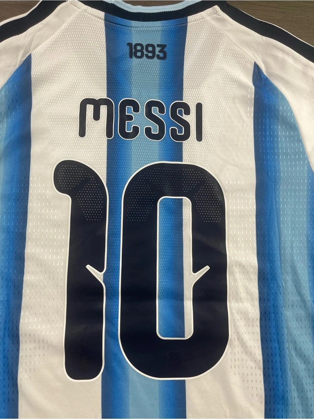 Adidas Argentina #10 Soccer Jersey - Blue & White
